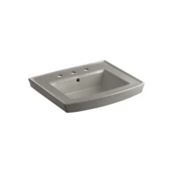 KOHLER Archer 20-7/16 In. Vitreous China Pedestal Sink Basin In White With Overflow Drain -Household Items ca146de21cb10690f53c7b154e751be7 1800x1800