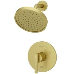 Household Items 18 Contempra 1-Handle Shower Faucet Trim In Brushed Gold (Valve Not Included)