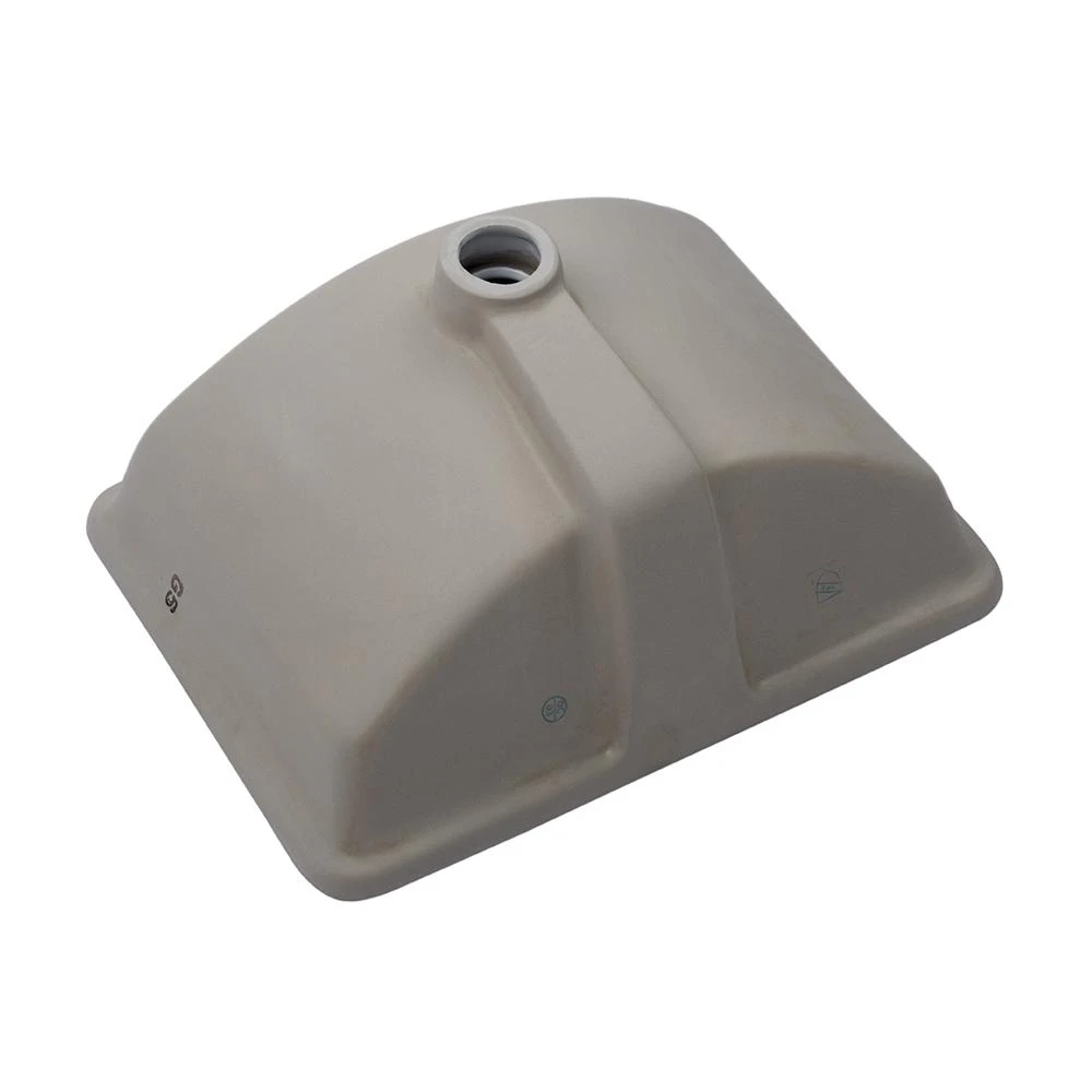 LORDEAR 18.25 In. Undermount Vessel Sink Modern In Pure White Rectangle Porcelain Ceramic Lavatory Vanity Bathroom Sink 8 LORDEAR 18.25 In. Undermount Vessel Sink Modern In Pure White Rectangle Porcelain Ceramic Lavatory Vanity Bathroom Sink - Image 8