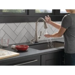 Dominic Single-Handle Pull-Down Sprayer Kitchen Faucet With Touch2O & ShieldSpray Technology In SpotShield Stainless -Household Items da2b28c63f52ca52e16c2d635509a464 1800x1800
