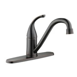 Household Items 13 Builders Single-Handle Standard Kitchen Faucet In Bronze