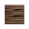 Fasade Easy Installation Waves Argent Bronze Backsplash Panel For Kitchen And Bathrooms (6" X 6" Sample)