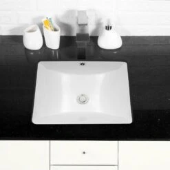 LORDEAR 18.25 In. Undermount Vessel Sink Modern In Pure White Rectangle Porcelain Ceramic Lavatory Vanity Bathroom Sink 10 LORDEAR 18.25 In. Undermount Vessel Sink Modern In Pure White Rectangle Porcelain Ceramic Lavatory Vanity Bathroom Sink -Household Items dfb9ac974ba6caa2eb91d008d0d0910f 1800x1800