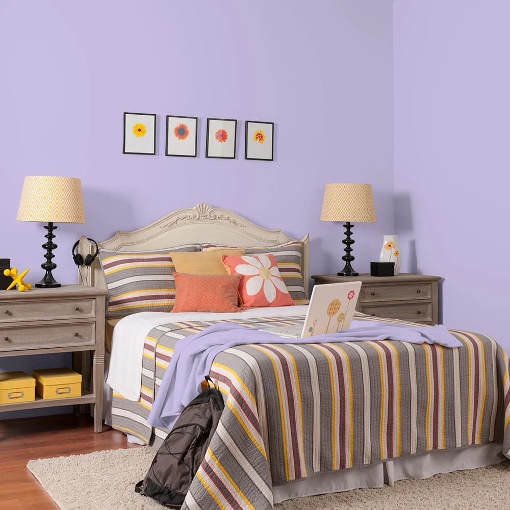 Lilac Bouquet, Violet & Indigo, Paint And Primer, Glidden High Endurance Plus Interior 5 Lilac Bouquet, Violet & Indigo, Paint And Primer, Glidden High Endurance Plus Interior - Image 5