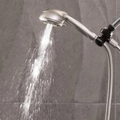 6-Spray 3.5 In. Single Wall Mount Low Flow Handheld Adjustable Shower Head In Brushed Nickel 12 6-Spray 3.5 In. Single Wall Mount Low Flow Handheld Adjustable Shower Head In Brushed Nickel -Household Items e86fed253db0a99a782776ad6b2a60ef 1800x1800