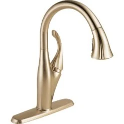 Addison Single-Handle Pull-Down Sprayer Kitchen Faucet With MagnaTite Docking In Champagne Bronze