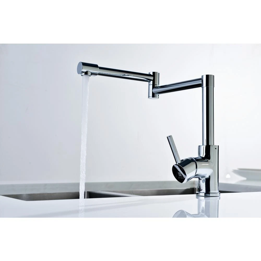 Manis Series Deck-Mounted Pot Filler In Polished Chrome 2 Manis Series Deck-Mounted Pot Filler In Polished Chrome - Image 2