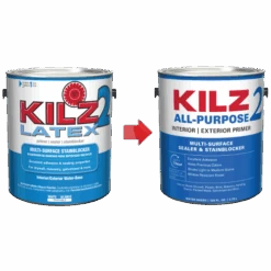 KILZ 2 Interior/Exterior Multi-Surface Primer, Sealer & Stainblocker, White, Water-Based - New Look, Same Trusted Formula -Household Items f33d24eb 40c8 48a7 bc8a 1c3f1acb4ae9 1.7cd918215cb79da966dc46074b8e9a41 1800x1800