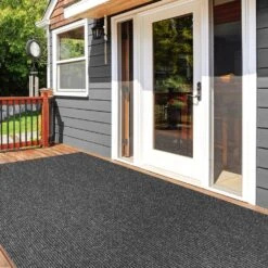 Heavy-Duty Ribbed Indoor/Outdoor Carpet With Rubber Marine Backing - Charcoal Black 6' X 10' - Several Sizes Available - Carpet Flooring For Patio, Porch, Deck, Boat, Basement Or Garage 17 Heavy-Duty Ribbed Indoor/Outdoor Carpet With Rubber Marine Backing - Charcoal Black 6' X 10' - Several Sizes Available - Carpet Flooring For Patio, Porch, Deck, Boat, Basement Or Garage -Household Items f454e289 a0a9 4458 a656 89bb17d83a86 1.123ed6498524d86661bcda440b833346 1800x1800