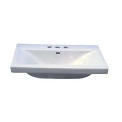 Barclay Products Mistral 510 Wall-Hung Bathroom Sink In White