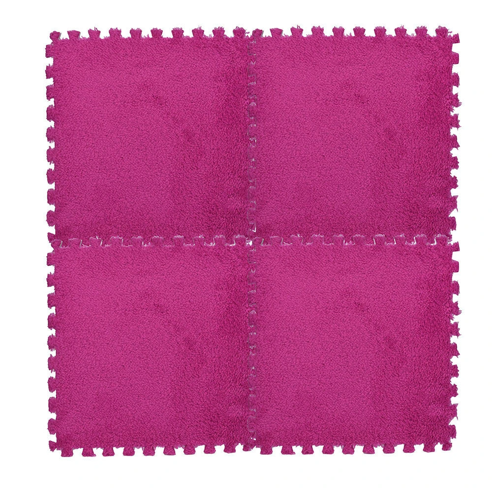 AuroraX 30*30cm Kids Carpet Foam Puzzle Mat EVA Shaggy Velvet Baby Eco Floor 7colors 1 AuroraX 30*30cm Kids Carpet Foam Puzzle Mat EVA Shaggy Velvet Baby Eco Floor 7colors