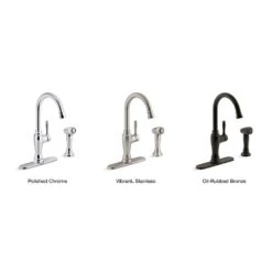 Arsdale Single-Handle Standard Kitchen Faucet With Swing Spout And Sidespray In Oil-Rubbed Bronze -Household Items fa5a46a4b8184f580bc429bfb7b26a2e 1800x1800
